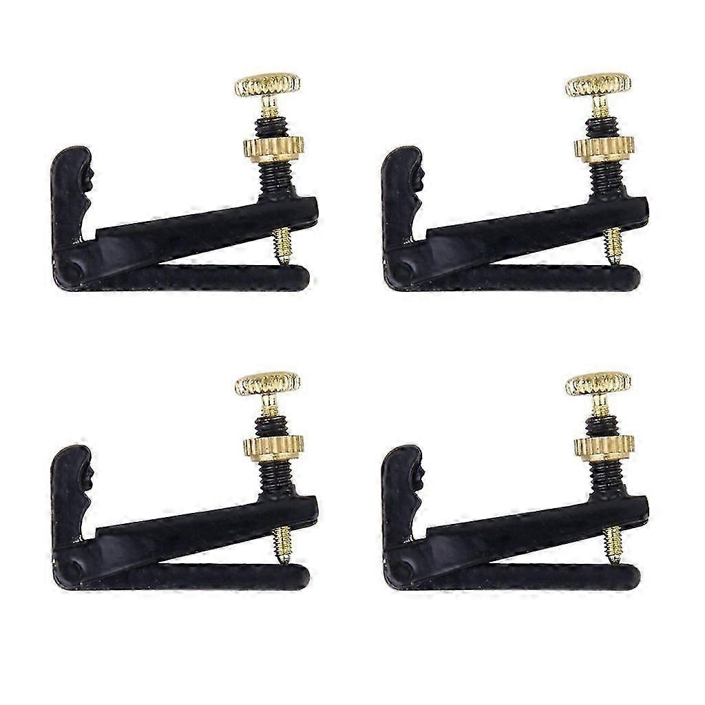 4 piece 3/ 4-4/ 4 Violin Fine Tuner String Plate JN