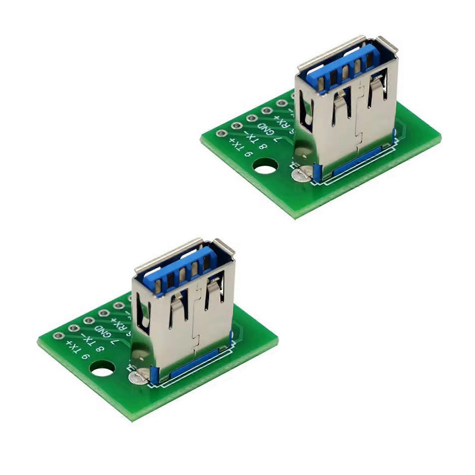 Durability USB3.0 Female Socket to DIP Converters Board 2.54mm Spacing for Efficient Prototyping Seamlessly Integration