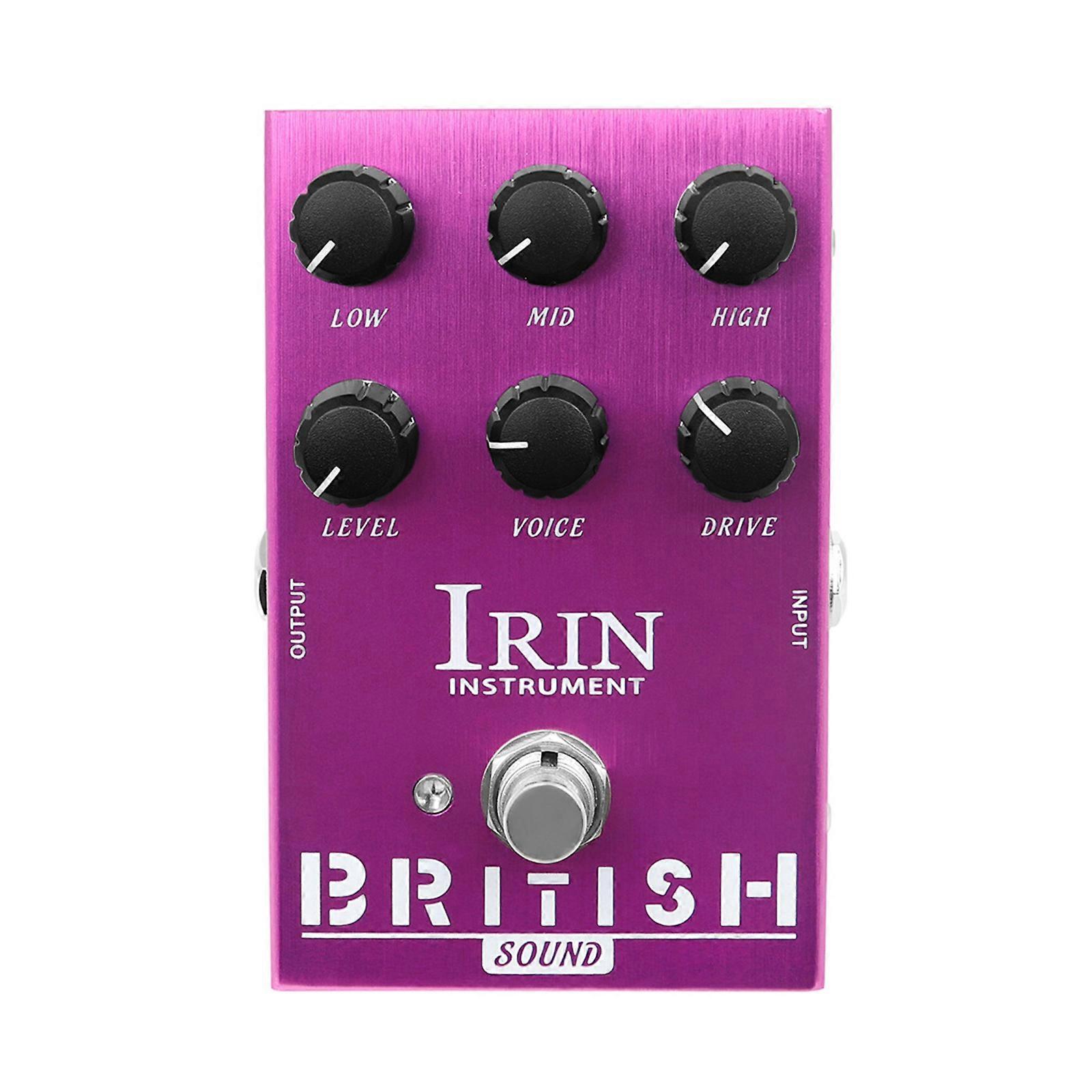 Guitar Effect Pedal Sound Effects Pedal with Modern High Gains Amp Simulator & Unique Voice Control Amp Simulator Pedal