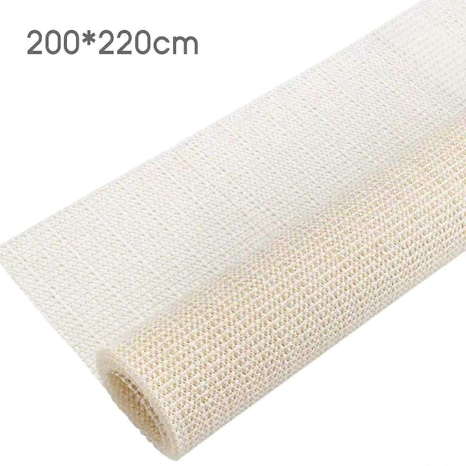 Multi-size Anti Slip Rug Underlay Non Slip Rug Underlay Multipurpose PVC Cuttable Non Slip Mat Antislippery for Drawer 200x220CM