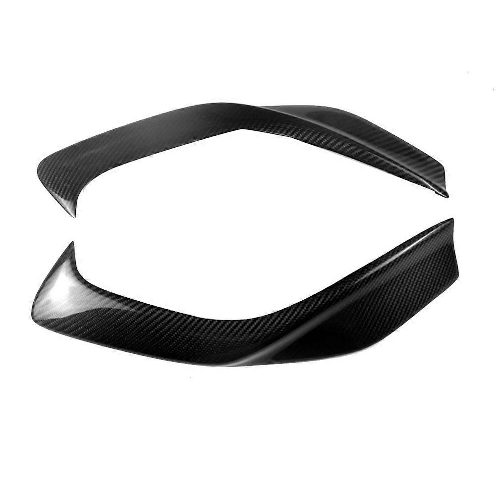 Auto Front Scheinwerfer Abdeckung Licht Lampe Augenlid Augenbraue Kohlefaser Trim für Prelude 1997-2001 Scheinwerfer