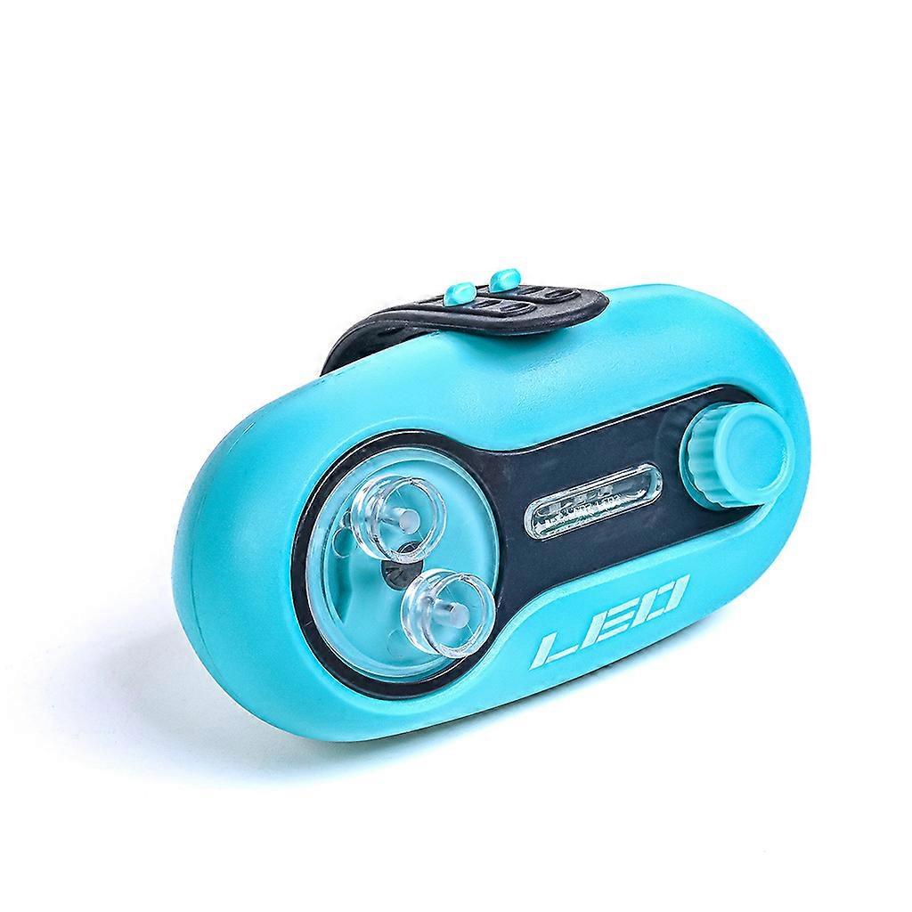 LED Light Outdoor Electronic Fishing Rod Bite Alarms Fish Line Gear Alert Indicator Buffer Automatic Float Supplies Tool Blue