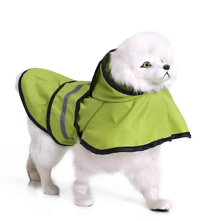Pet Reflective Raincoat Large Dog Poncho XS