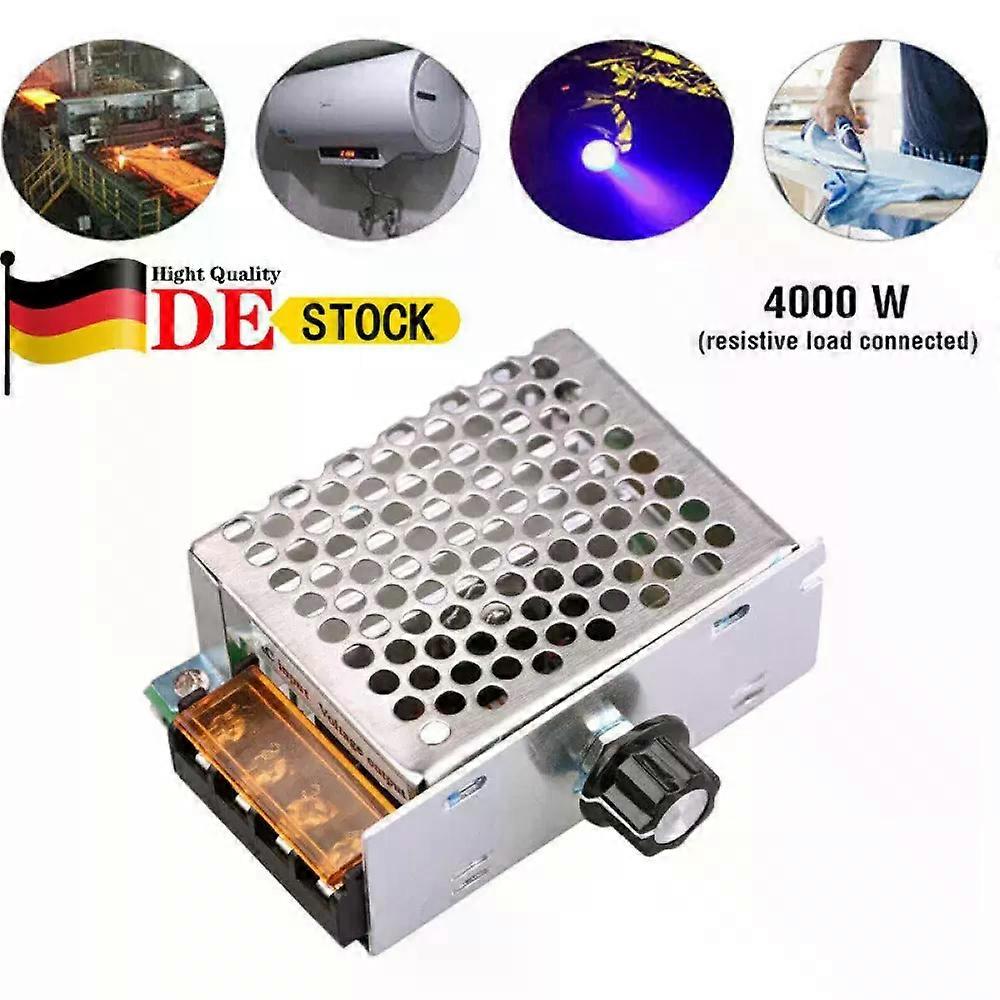 Voltage Regulator 230V 4000W AC Dimmer Motor Speed Controller Speed Controller