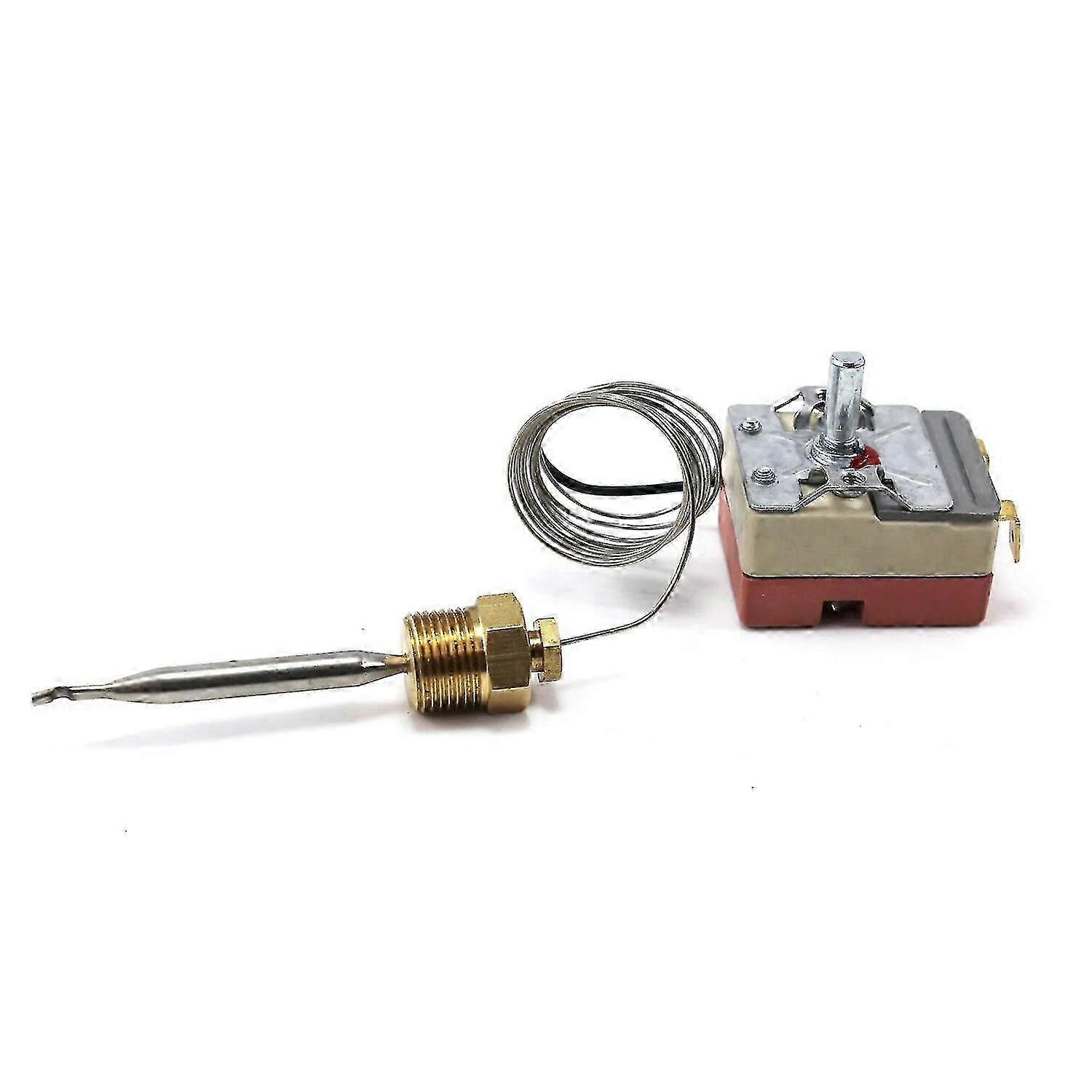 250v Electric Deep Fryer Thermostat Control Parts With 3/8 Brass Nut Temperature Range 50~200 Celsius Edition