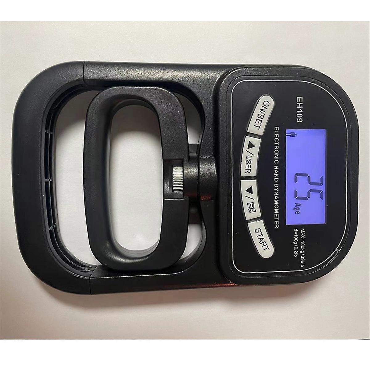 396Lbs/180Kg Grip Strength Tester Digital Hand Dynamometer Meter