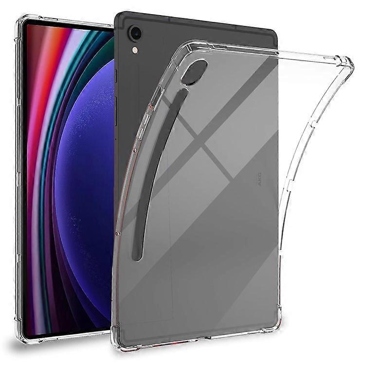 Compatible For Samsung Galaxy Tab S9 FE Case TPU Cover HD Transparent Drop Protection Tablet Shell
