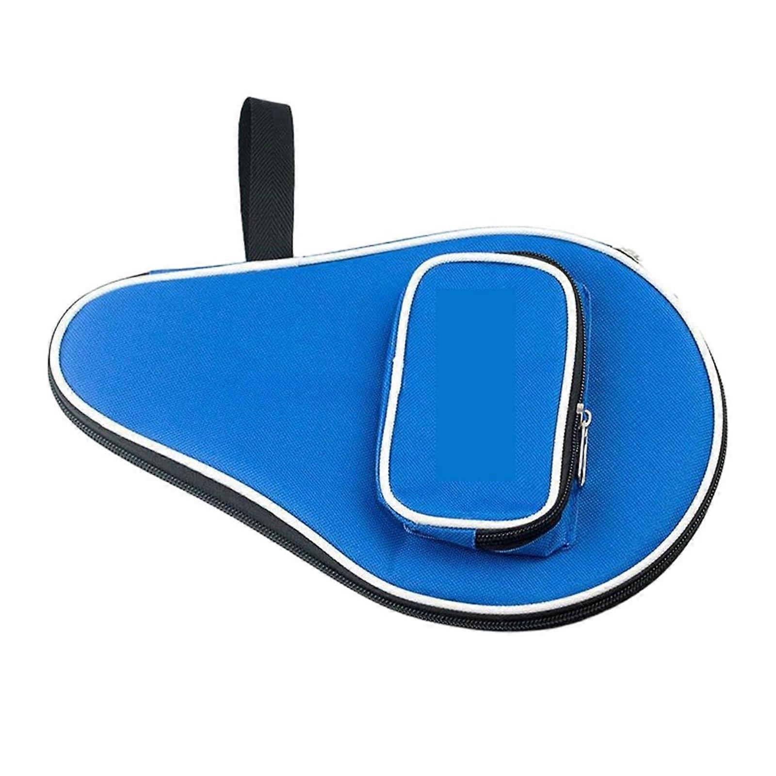Table Tennis Bat Bag Single Table Tennis Racket Bat Bag Oxford Cloth Sponge Ping Pong Rackets Case For Blade Paddle Balls Storage For Table Tennis Bat