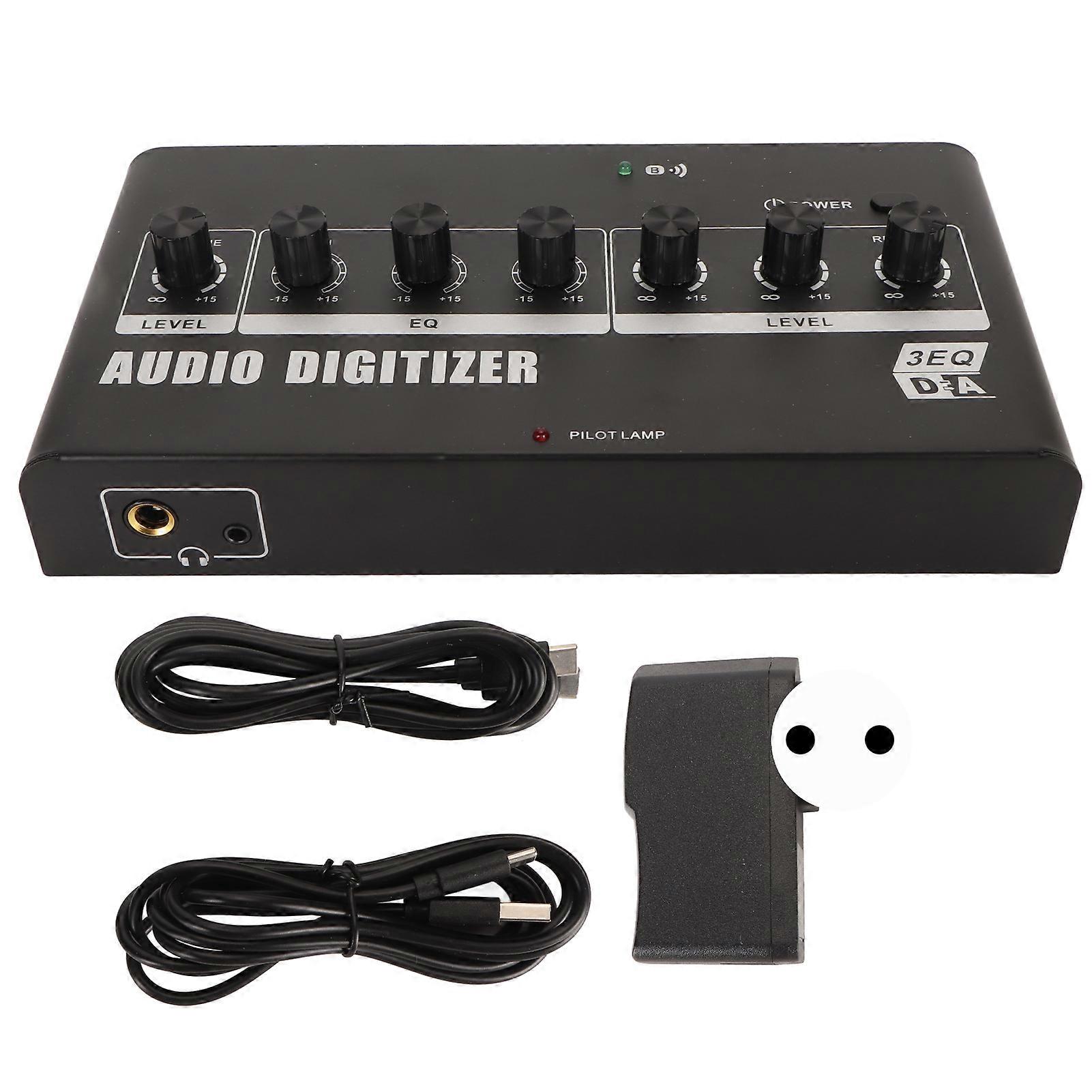 Digital to Analog o Converter Bluetooth Optical Coaxial to Analog Stereo for Home Theater Live Streaming 100‑240V EU Plug