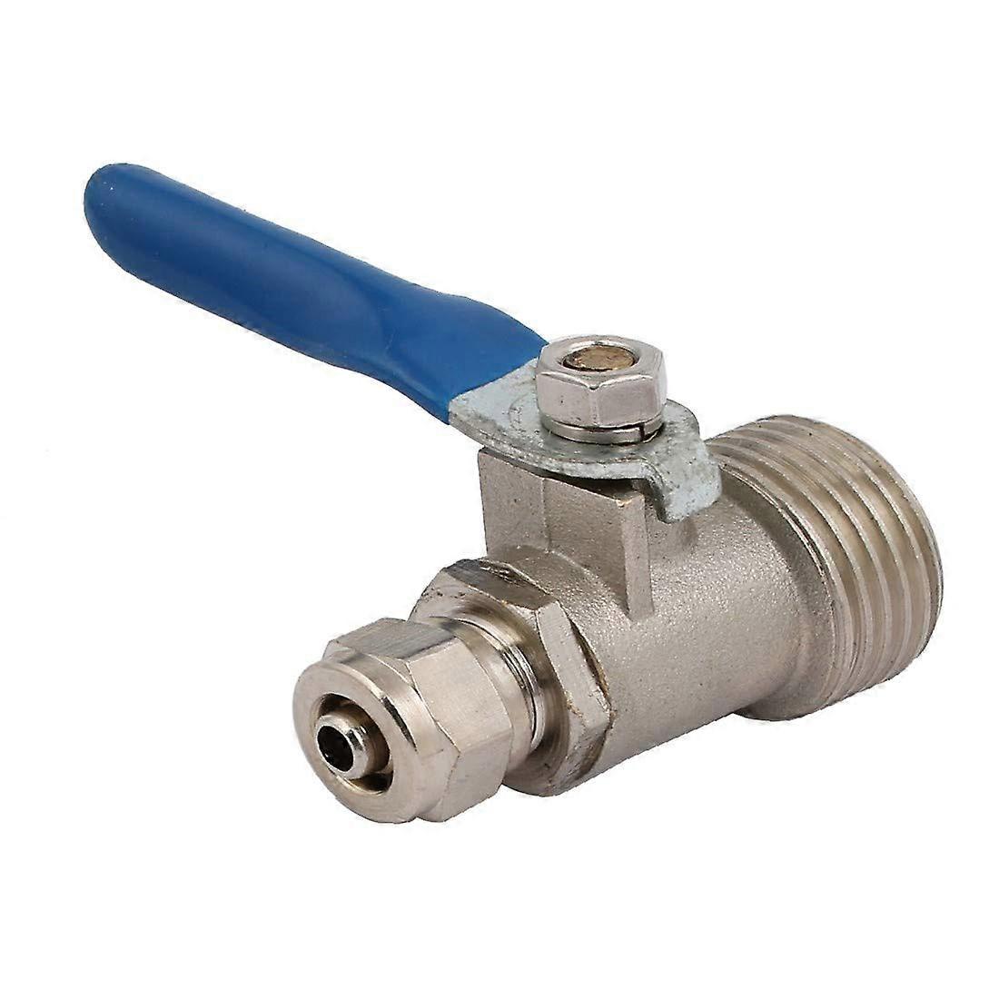 Lon0167 1/2 BSP Male Thread Water Purifier Filter Ball Valve for 1/4 Inch PE Pipe Compatibility and Durable Construction