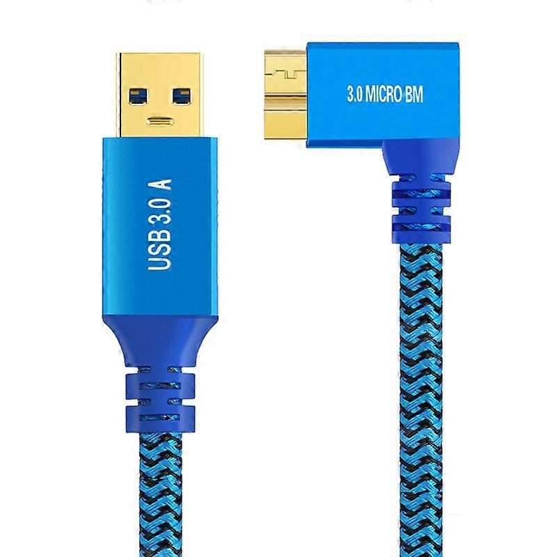 USB 3.0 A to Micro B 3.0 Male Mobile Hard Drive Data Connection Cable 1m