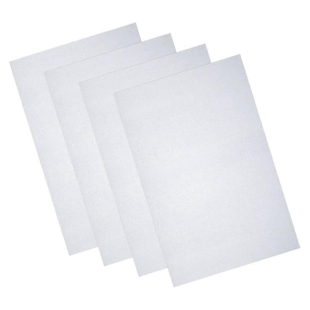 4 Pieces 14 Count Aida Cloth for Cross Stitch, 45 x 30 cm