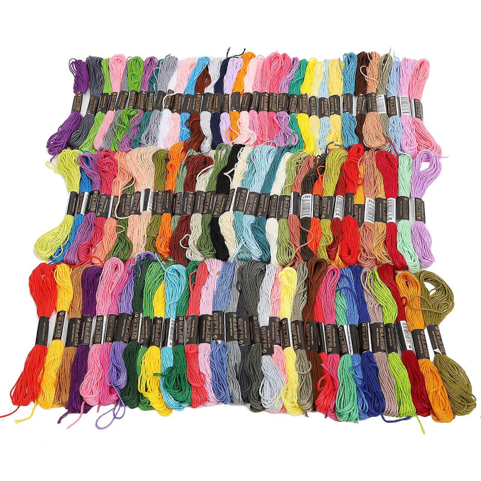 100Pcs Sewing Threads Color Polyester Household HandMade DIY Projects Craft Gift