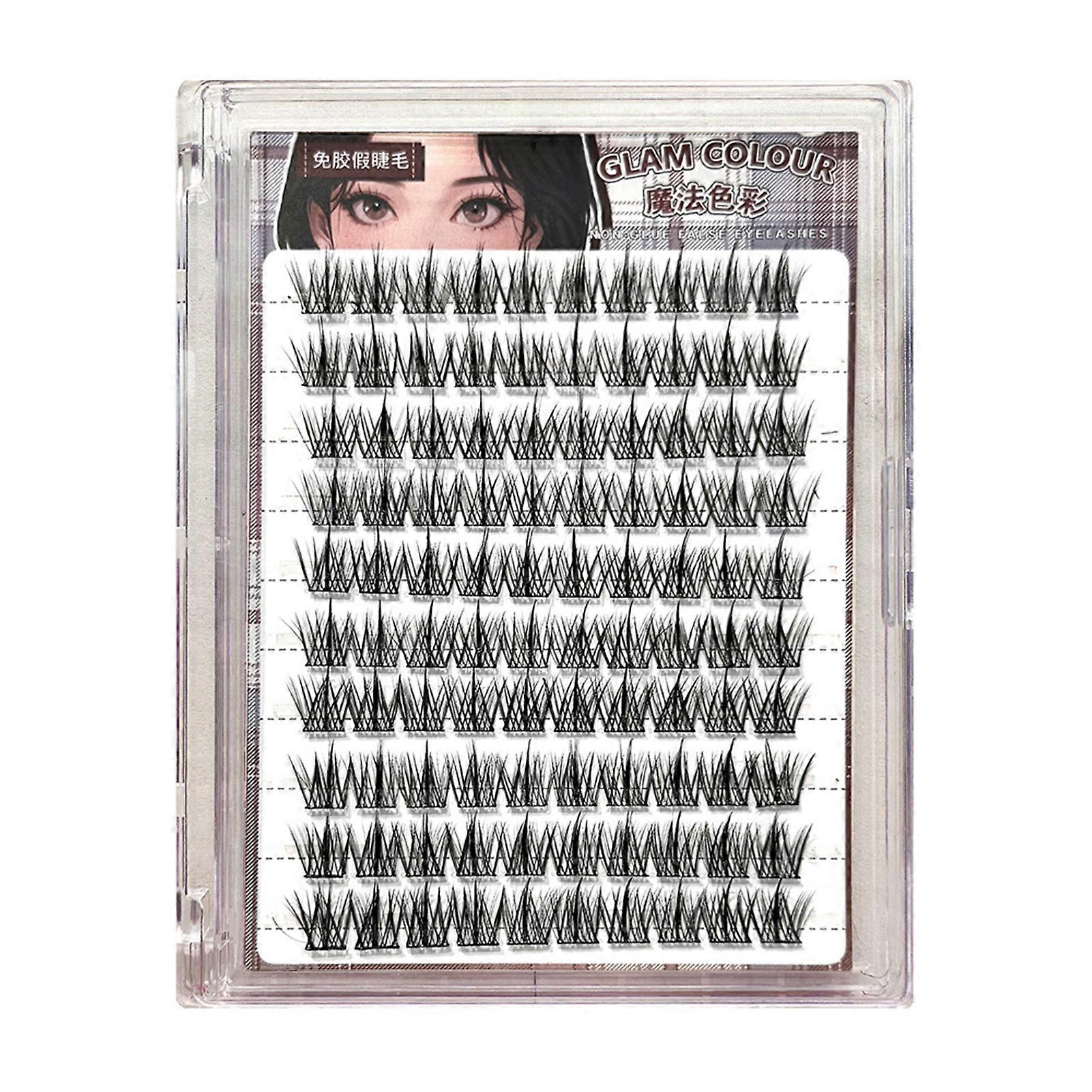 Individual Lashes Cluster Fluffy Single Cluster Sectional False Eyelashes