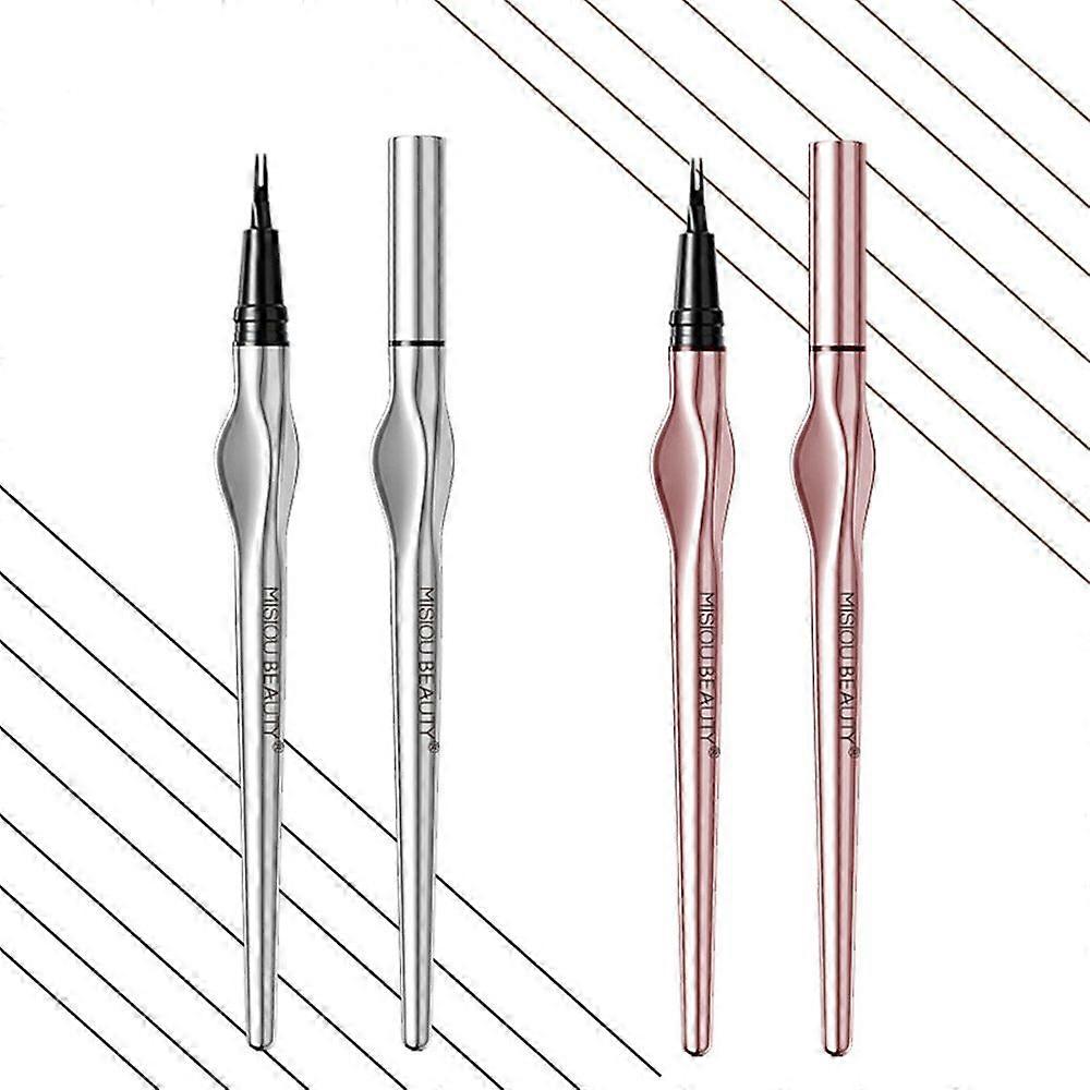 Cooklesa Upgraded Natural Waterproof Eyebrow Pen with Microfine Tip