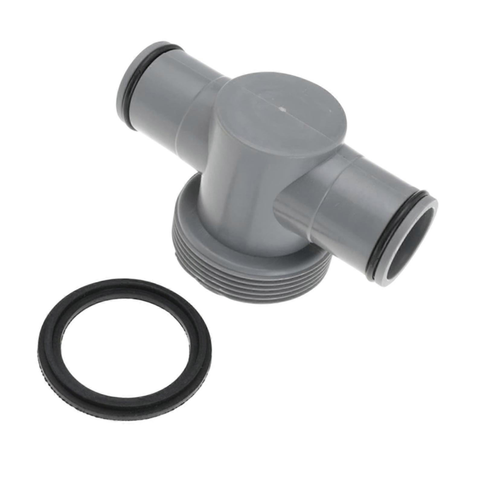 T Joint Pool Hose Connector 1.5" to 1.25" for Inflatable Swimming Pool Pump