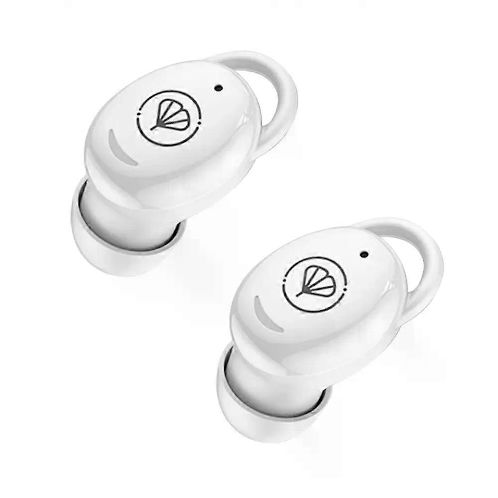 Digital hearing aid mini invisible earphone amplifier white pair