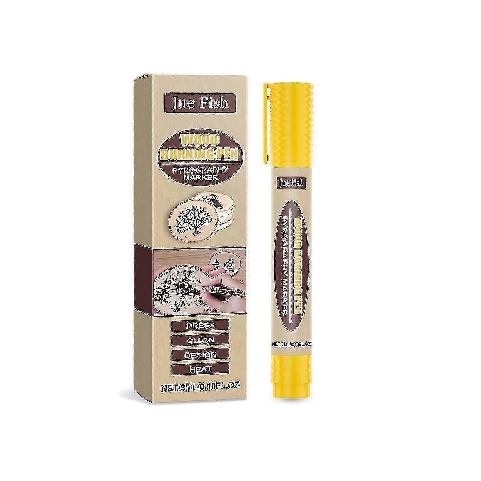 Burning Pyrograph Pen, Wooden Coaster Cutting Board Handmade Diy Art Drawing Design Burning Pyrograph Pen