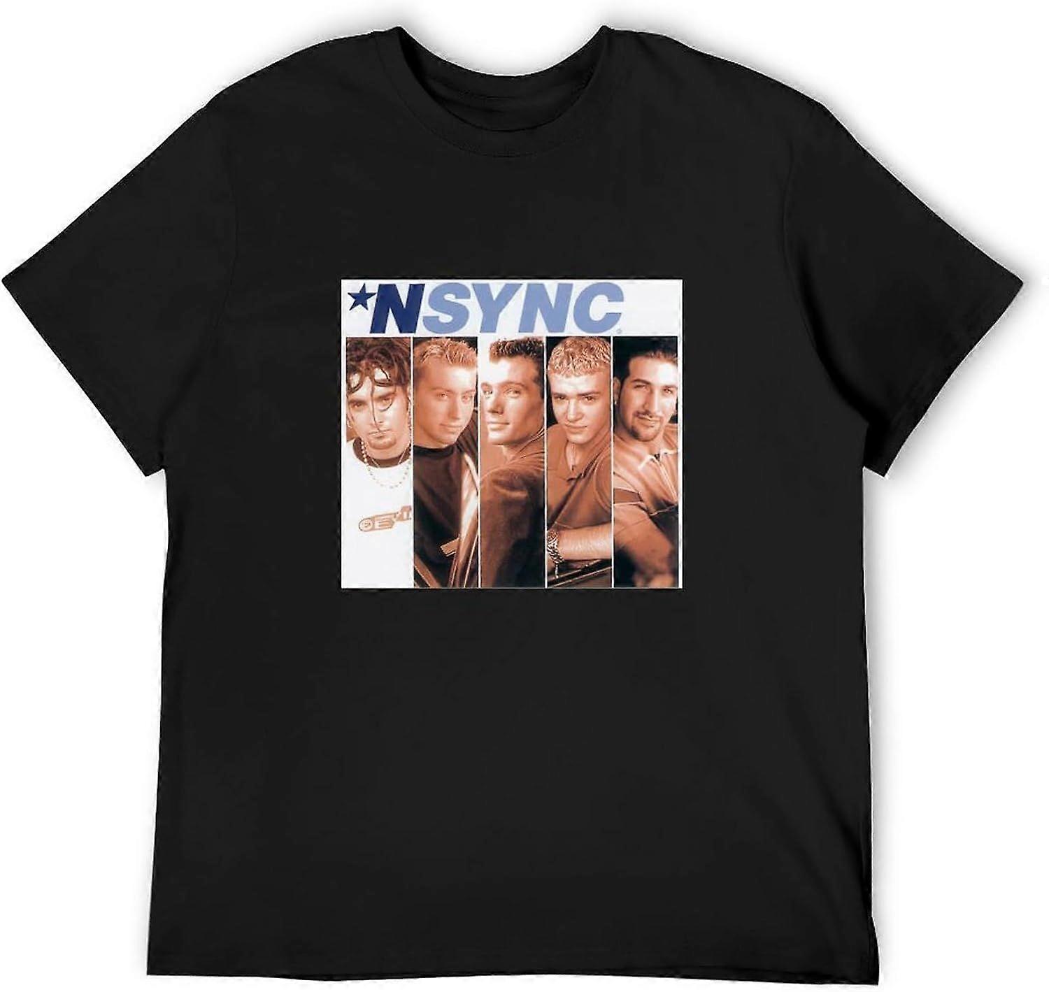 N Sync T-shirt Vinile Cd Poster Tee Nero