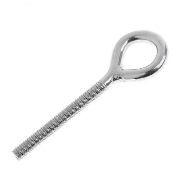 Stainless Steel Eyebolt with Extended Thread for Various Uses