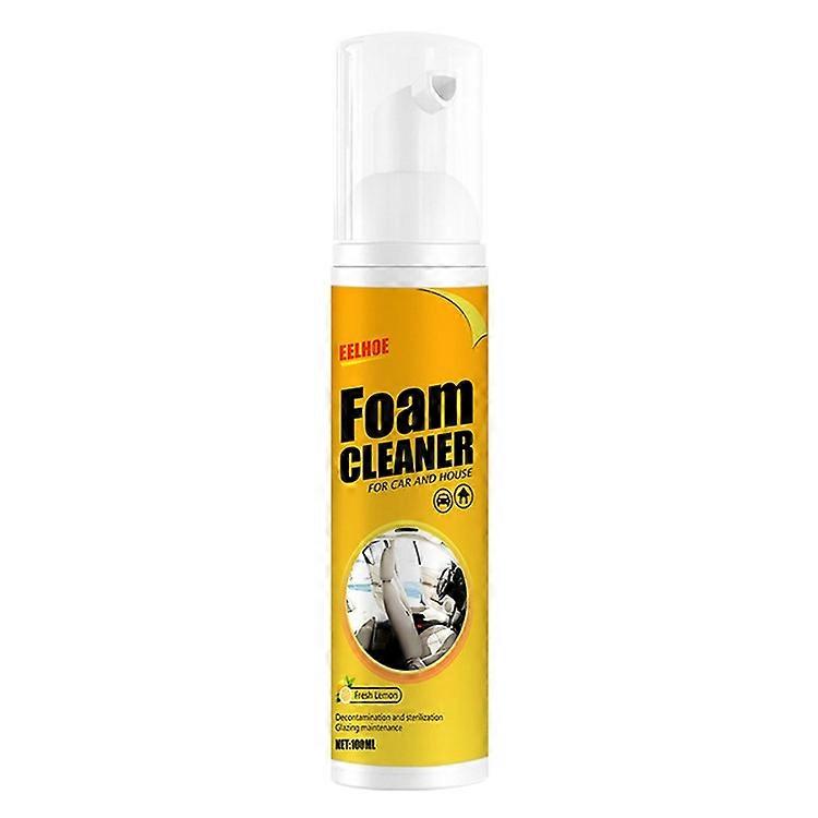 EELHOE 100ml Multifunctional Foam Cleaner Car Interior Seat Steering Wheel Cleaner