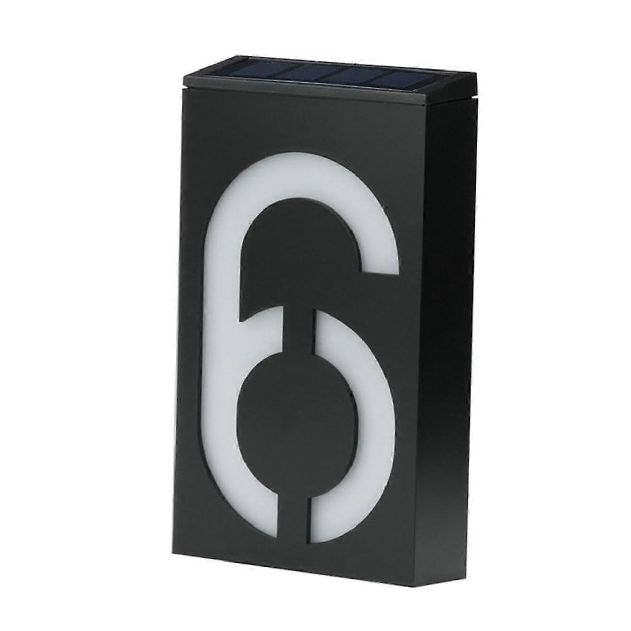 Solar House Address LED Sign Sunlight