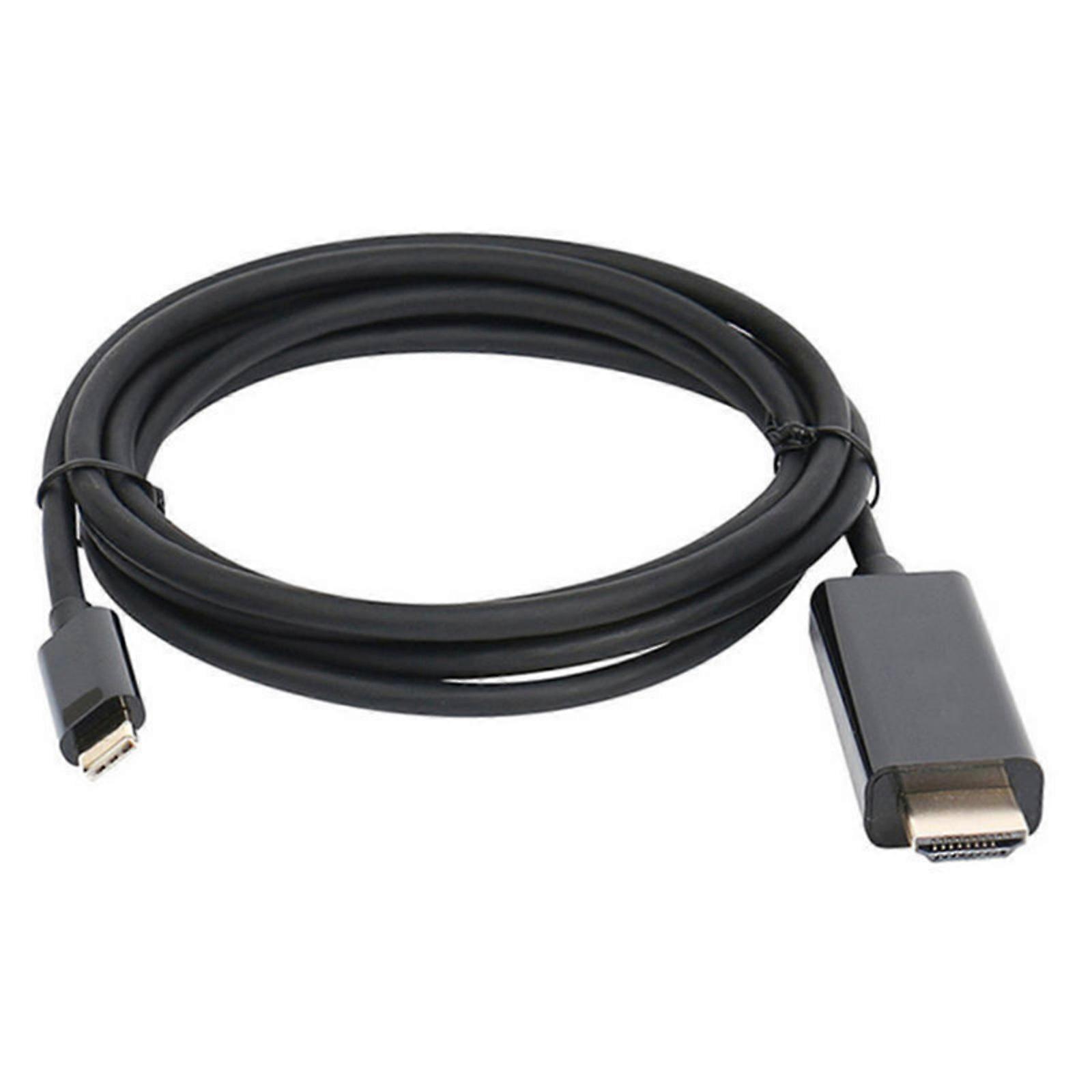 Type C Interface  Converter 4K 1.8M High Resolution Cable ABS Type C Interface  Converter Cable Suitable for TV Projectors Displays