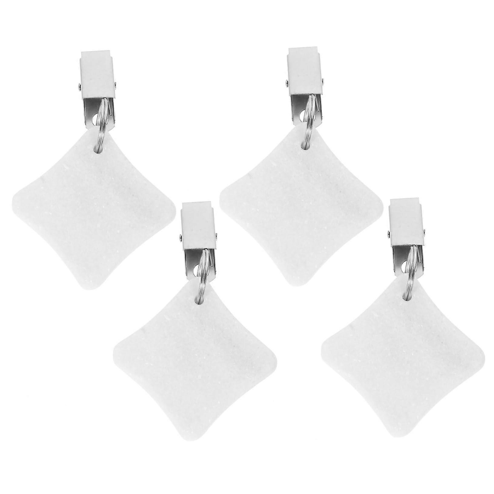 4 pieces tablecloth weights with metal clip reusable tablecloth weights for picnic garden for every occasion