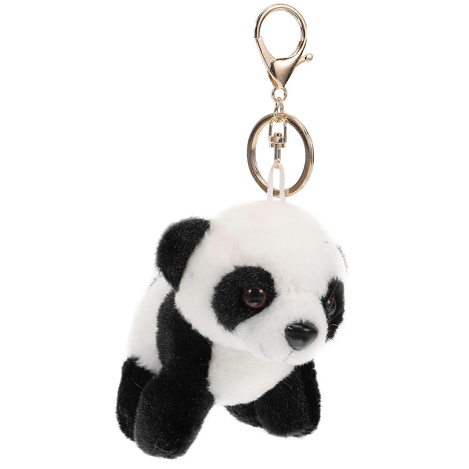 Cute Panda Plush Keychain Pendant – Kawaii Hanging Charm for Women's Bags, Backpacks & Purses – Adorable Accessory for Daily Use