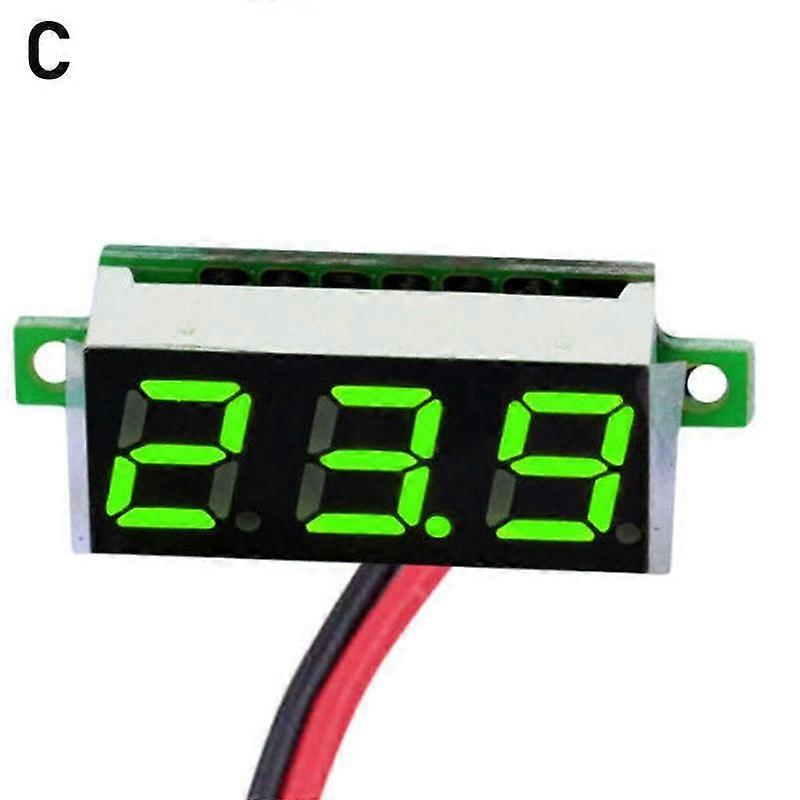 0.28 Inch 2.5V - 30V Mini Digital Voltmeter Voltage W Tester Mete