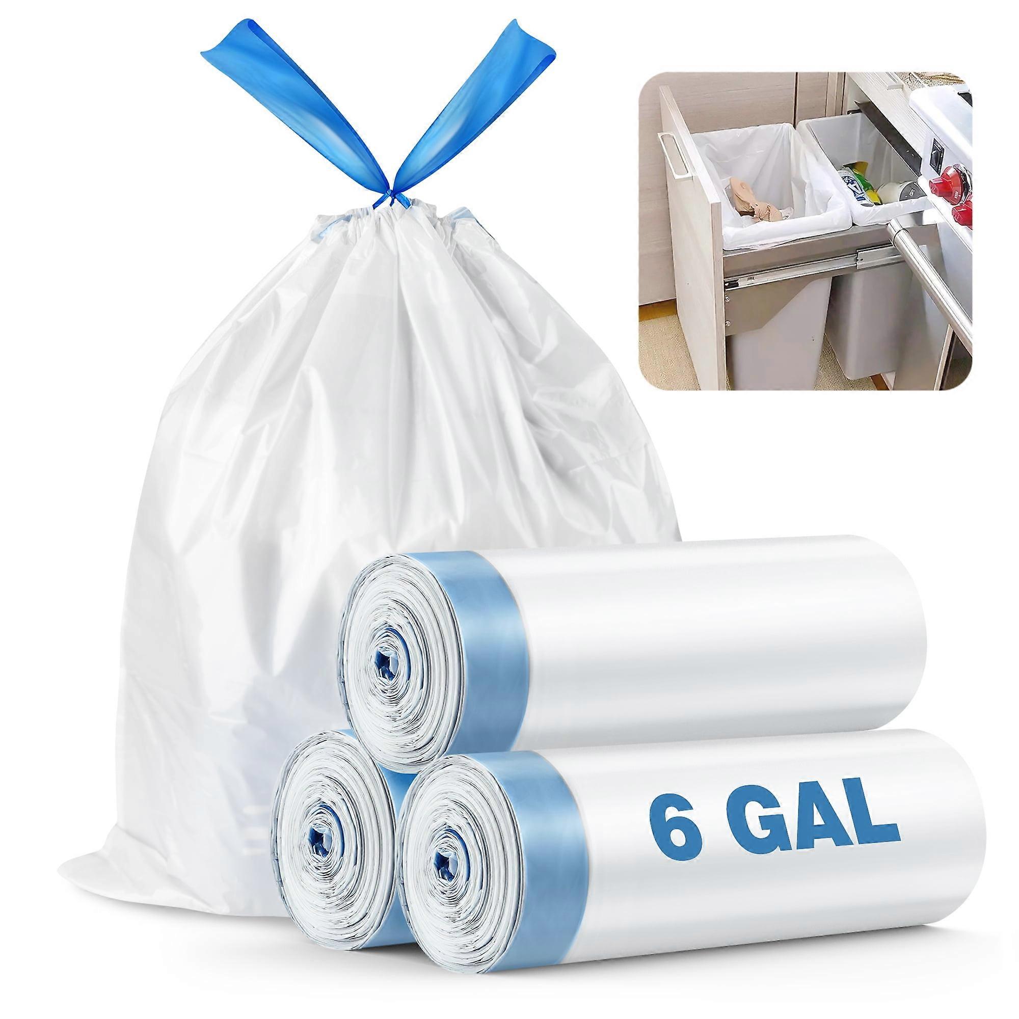 Kitchen Home Trash Bags,6 Gallon,Unscented,40 Count