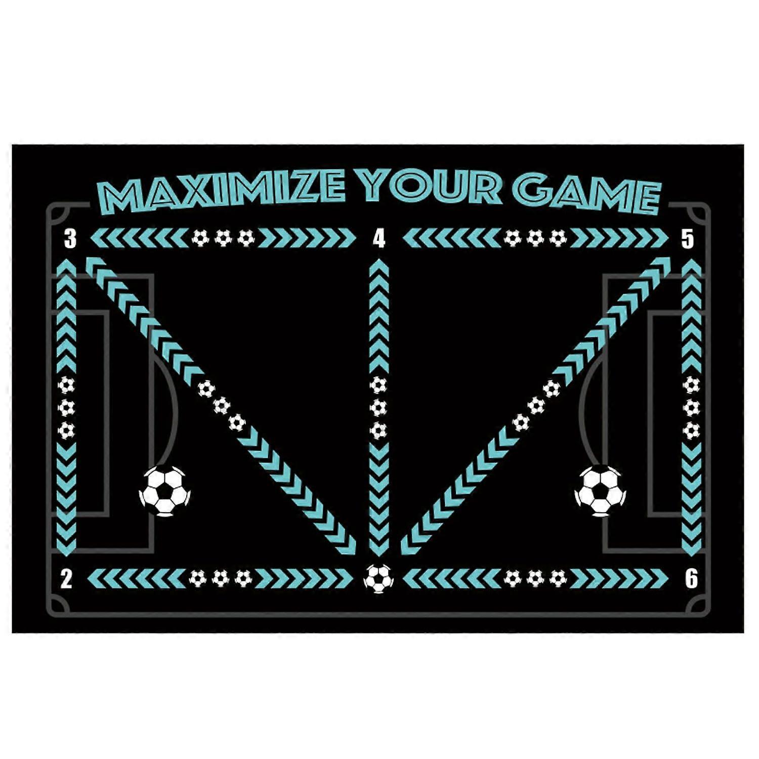 Soccer Training Mat, Non-Slip Dribbling Practice Pad, Skill Development Mat for Kids, Ball Control Training Aid