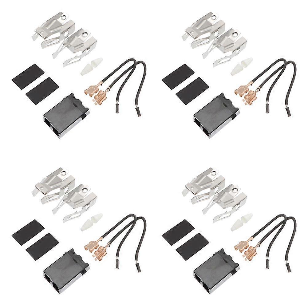 4 Sets Multifunction Range Burner Receptacle Kit for Stove Oven