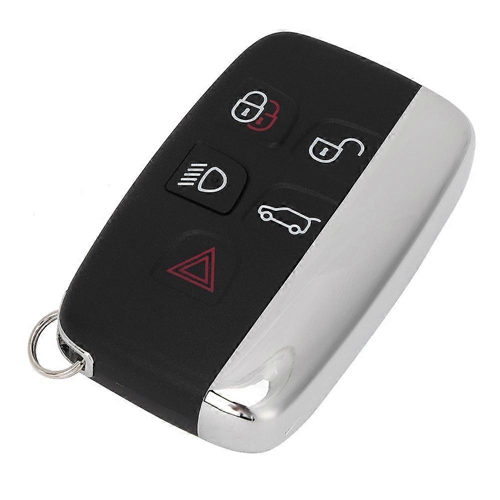 Remote Smart Key Fob Case 5 Buttons Cover Glossy Trim Fits for Land Rover Lr4
