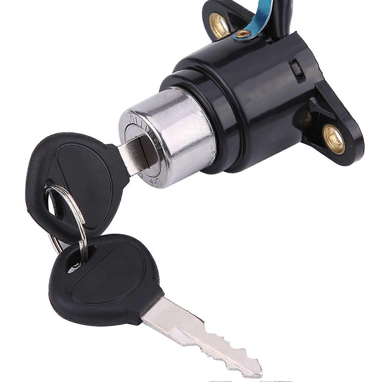 Motorcycle Ignition Key Switch Lock With Unlocked Key Fits For Honda CB/CM 400/450