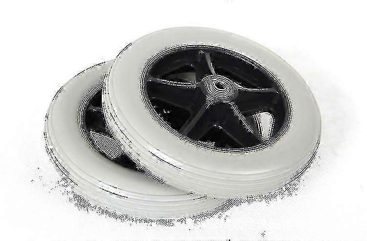 7" Anti-slip Rubber Wheelchair Front Casters Replacement Wheels