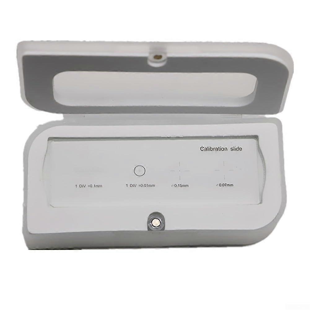 Micrometer calibration slide for precise measurement in digital microscopes