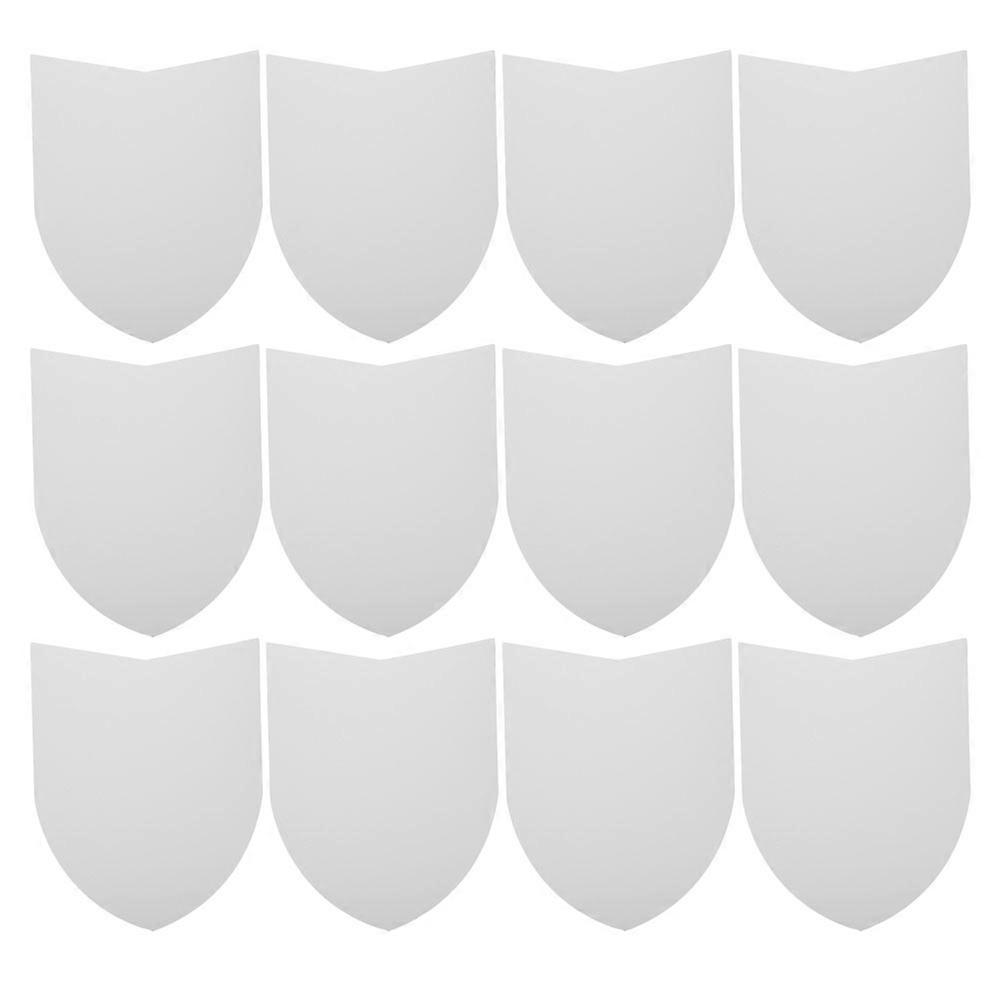 1 Set Blank Shield Craft for Portable DIY Medieval Party Decorations, Easy Hold Shield Props for Creative Playtime for Students