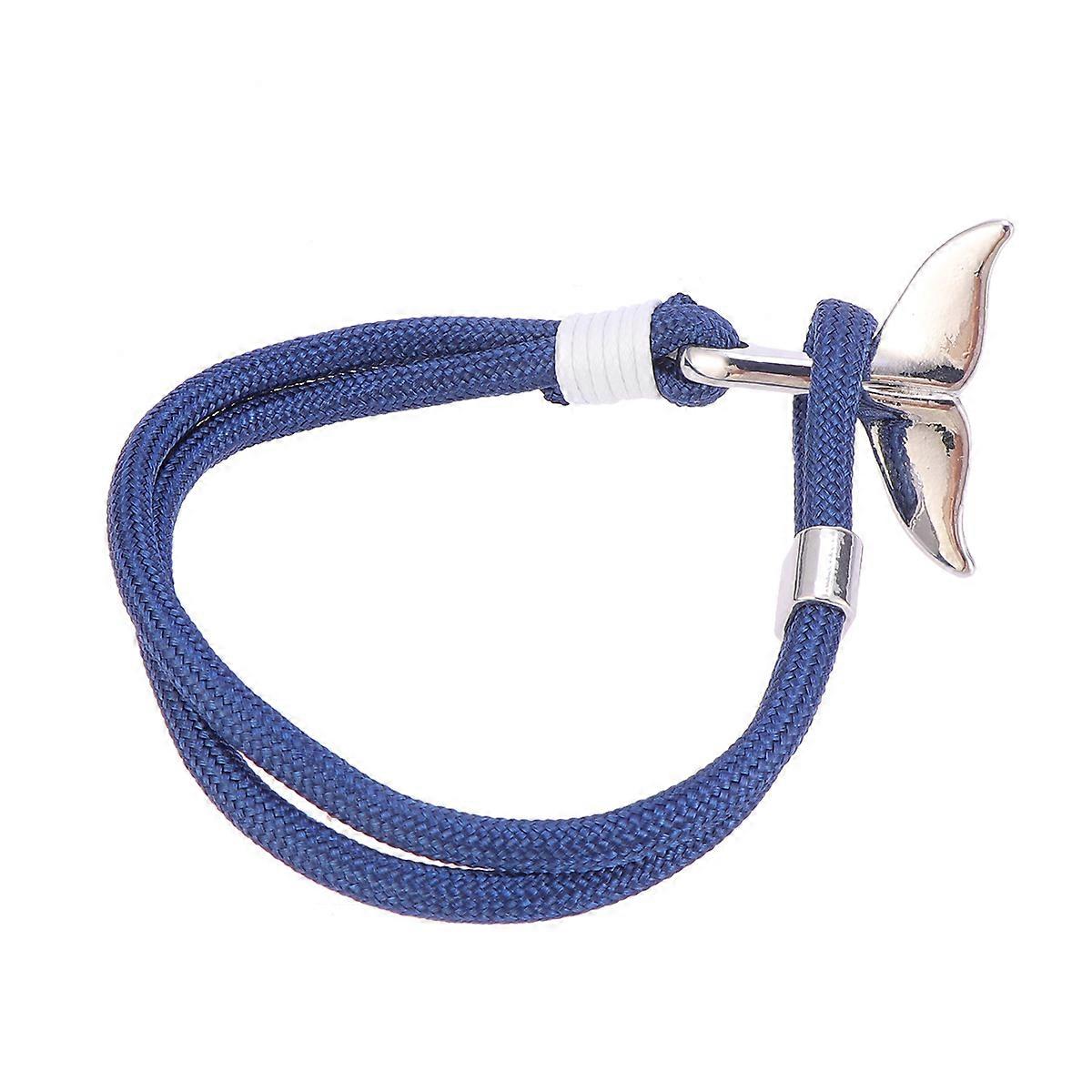 ذيل السمكة مضفر سوار المرأة المجوهرات العصرية التسوق ديكور النيل مادة ذيل السمكة شكل 21x3.2x0.8cm 1 مجموعة