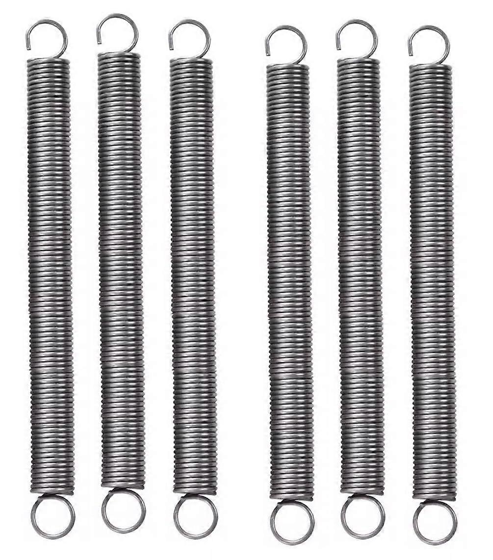 extension spring tension spring with hook 200mm, diameter 2.0mm, outer diameter 16mm 6pieces