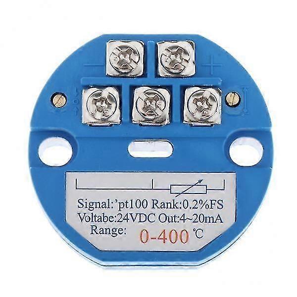3xTemperature Sensor Transmitter Module 24VDC 4-20MA PT100 SBW 0-400 Degree