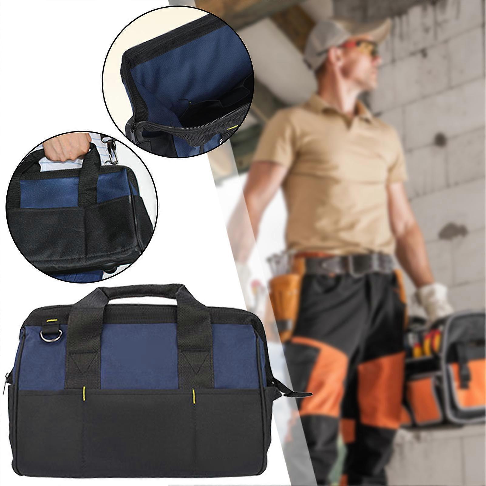 Tool Pouches with Zipper Wear Resistant Lightweight Utility Pouch for Industrial Lockout Devices