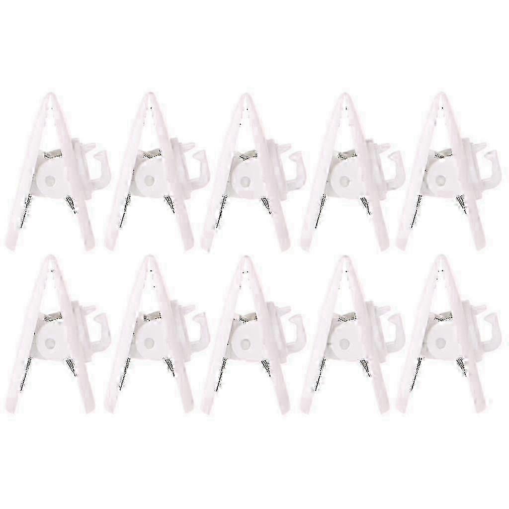 10er-Pack Kopfhörer Nip Klemmen Halter Halterung Draht Revers Audio Drehbare Clips --