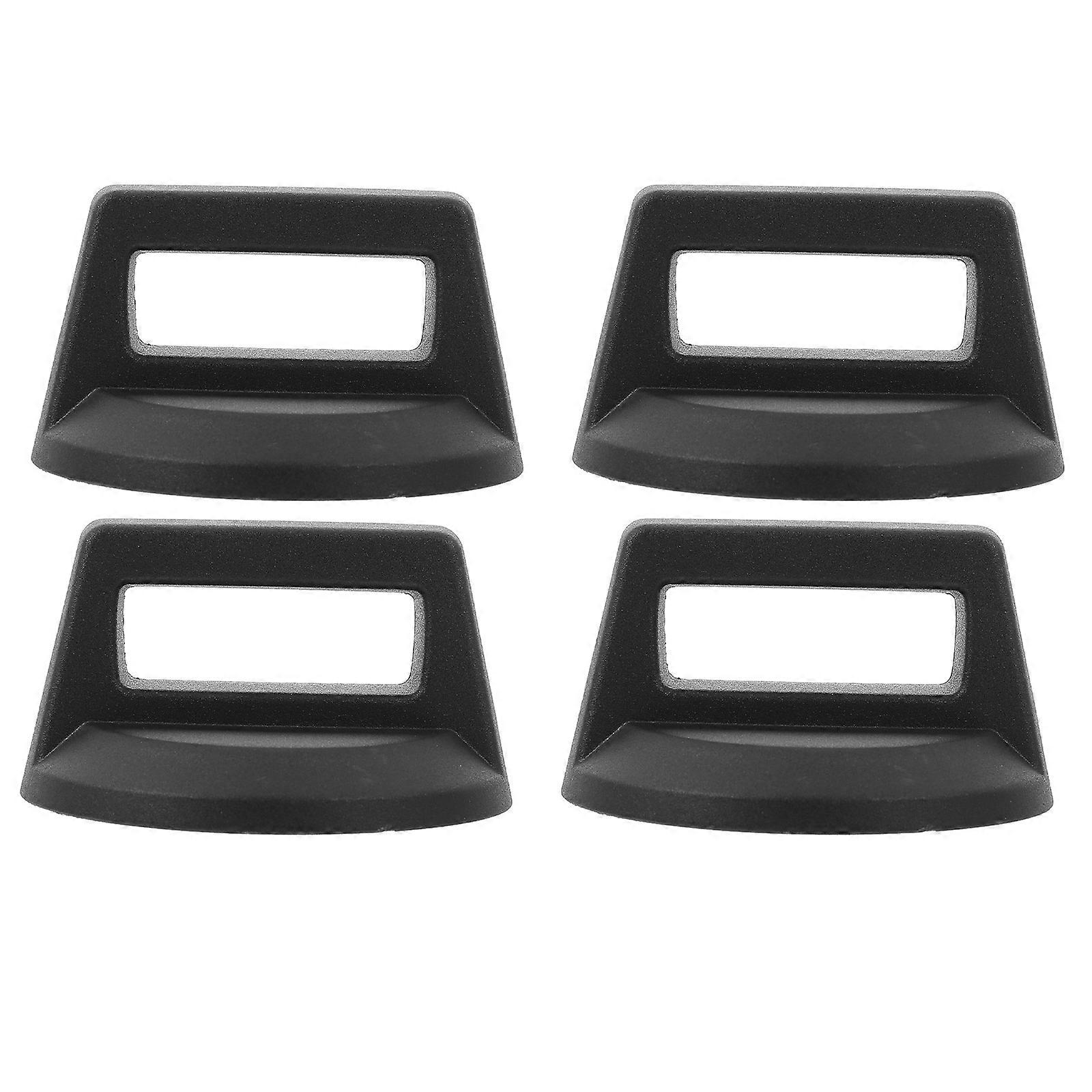 Heat Resistant Pot Lid Knob Easy to Install Black 8X8X4.5CM 4Pcs