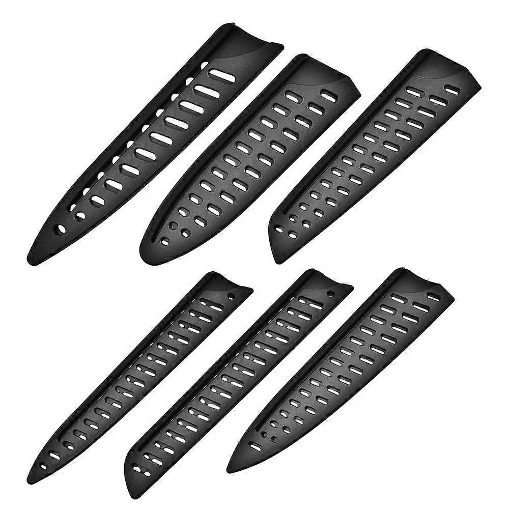 6pcs Kitchen Cutter Sleeves Universal Cutter Protectors Household Cutting Sleeves