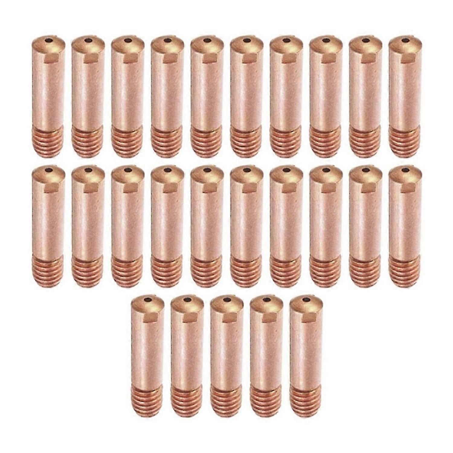 25PCS 15AK Contact Nozzle MIG Gas Shielded Welding Accessories Gas Shielded Welding Accessories 0.9