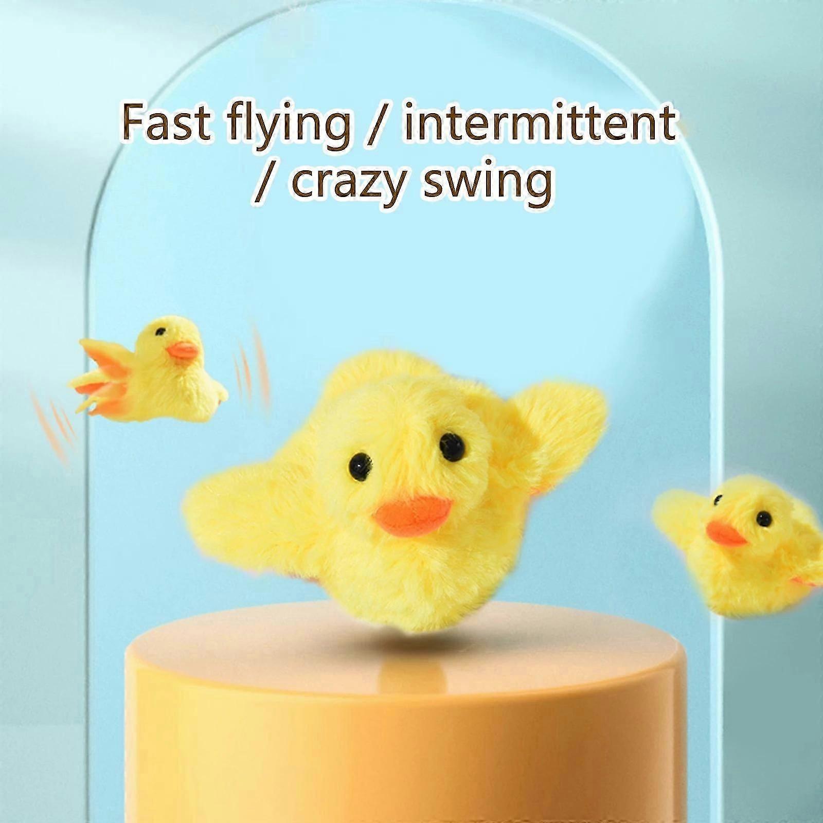 Flapping Duck Cat Toy Interactive Cat Toy Squeaking Catnip Toys for Cats Fun Kitten Exercise Toys Soft Pet Toy with Realistic Duck Voice for Indoor Ca