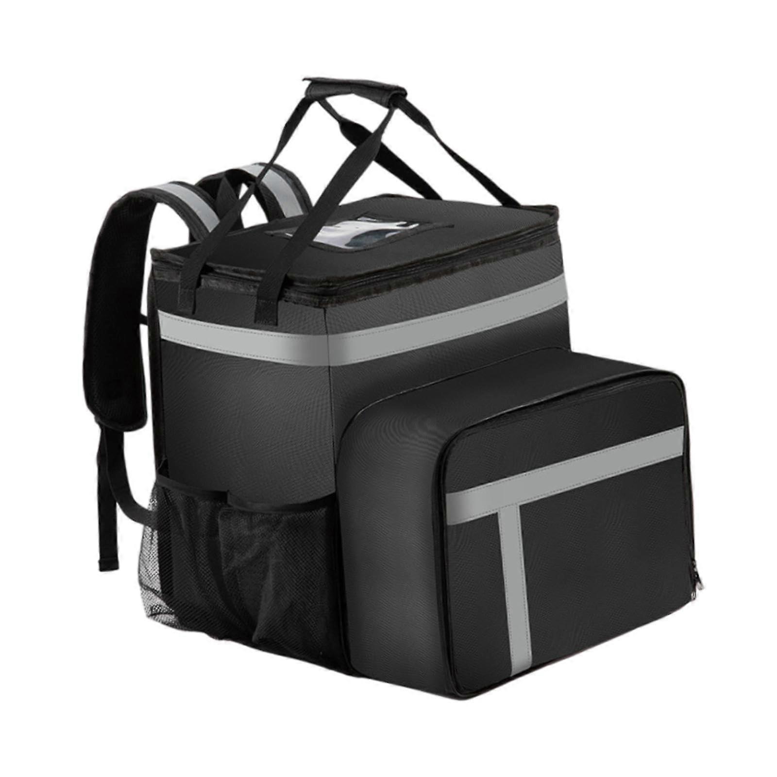 Food Delivery Backpack - Portable Reusable Grocery Bag for Camping, Picnic, and Home Use, Insulated, Waterproof, Large Capacity