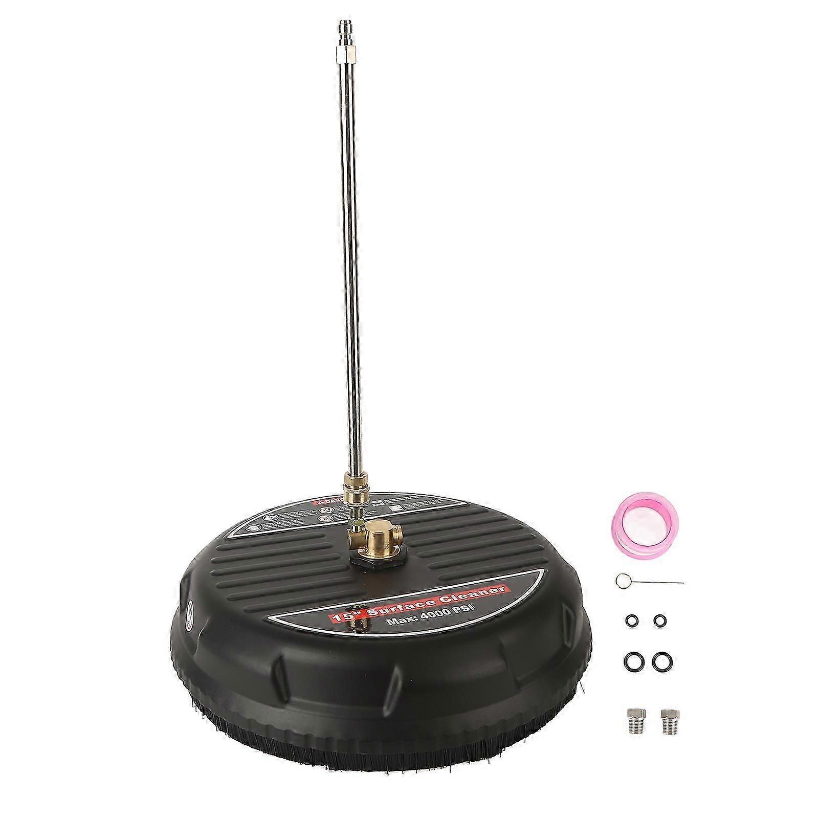 15 Inch Pressure Washer Surface Cleaner Attachment 4000psi Pressure Washer Surface Cleaner with Connecting Rod