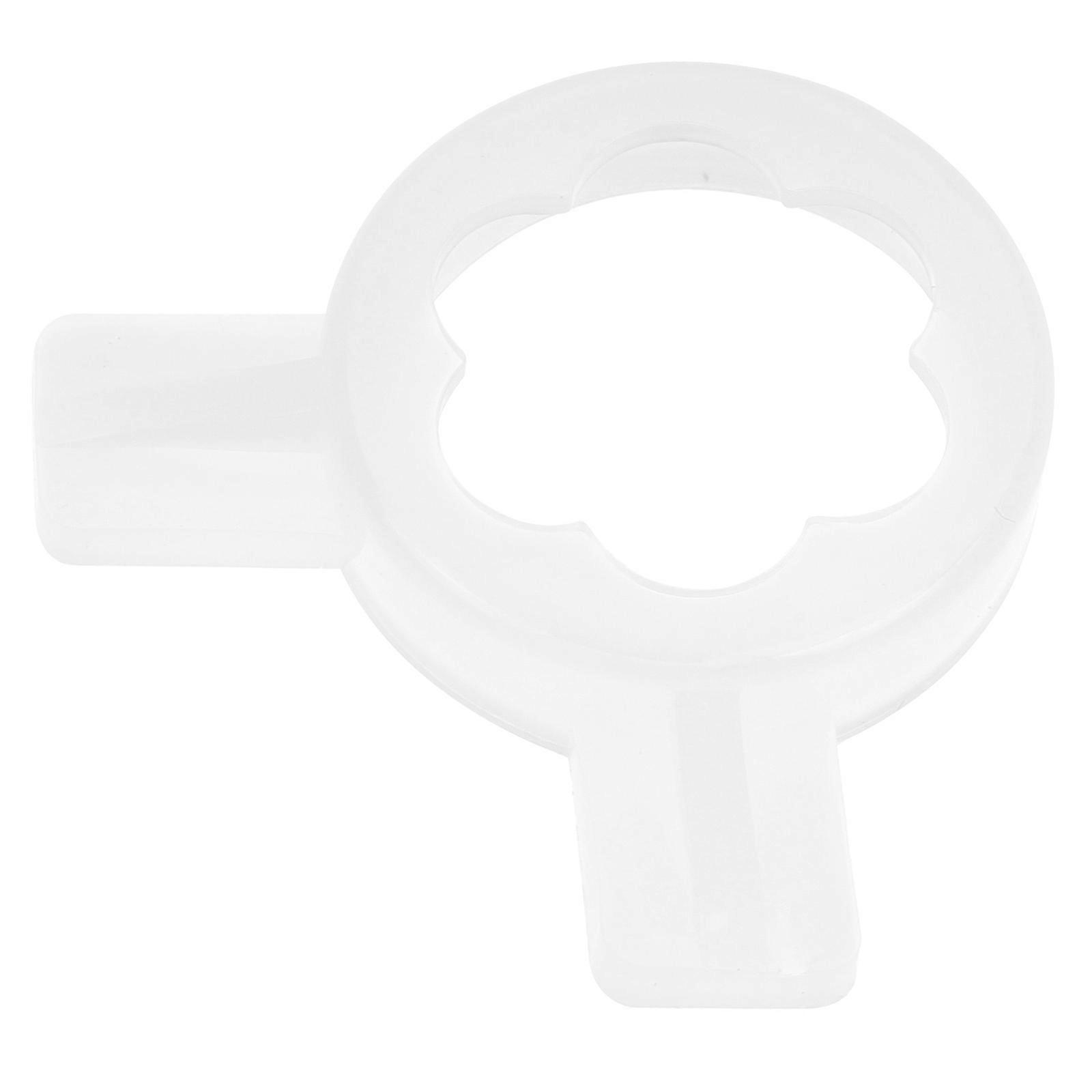 Portable Ice Cream Maker Parts Nozzle For Creating Desserts Commercial Use Design White Plastic 1Pcs
